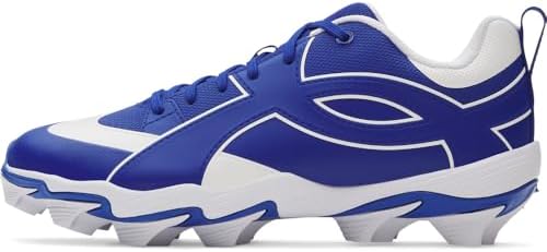 Amazon.com | Under Armour UA Nitro Mid MC 9 White/Navy | Football